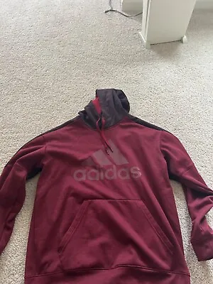 Adidas Climawarm Performance Maroon Hoodie. Mens XL • $12