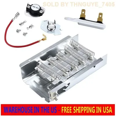 Dryer Heating Element Thermostat For Amana NED4655EW1 Whirlpool WED4815EW1 • $32.99