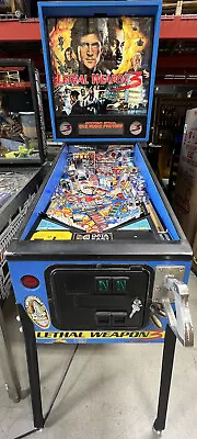 Lethal Weapon 3 Data East 1993 Pinball Machine Free Shipping LEDs • $4599