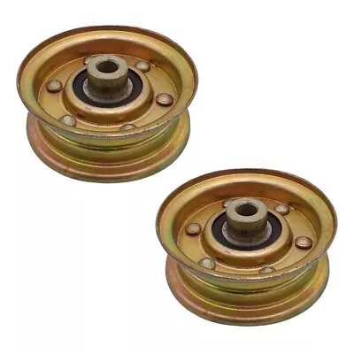 2 New Replacement Mtd Flat Idler Pulley 2.75  756-04224 756-0981 78-028 280-044 • $17.90