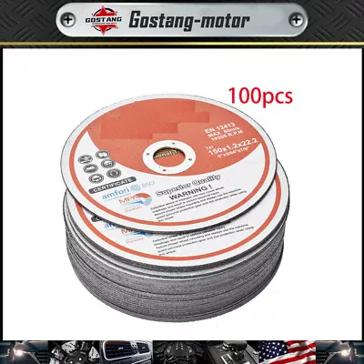 Cutting Discs 100 Pack 6 X.045 X7/8  Cut-off Wheel - Metal & Stainless Steel • $53.23