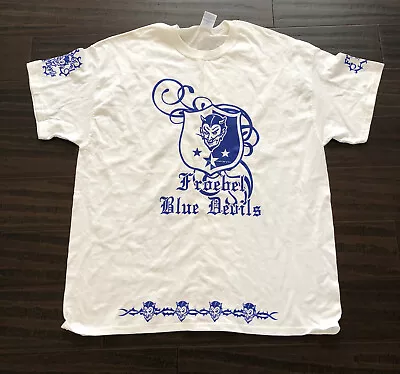 Vintage Frobel Blue Devils T-Shirt Size XL Gary Indiana School Short Sleeve • $8.99