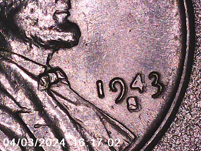 1943-S    Error   -  Double Die   Lincoln STEEL Wartime Cent • $7