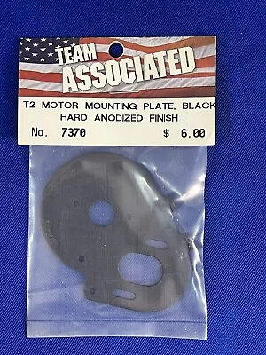 Vintage Team Associated Rc10t2 T2 Motor Mounting Plate Black #7370 • $65.22