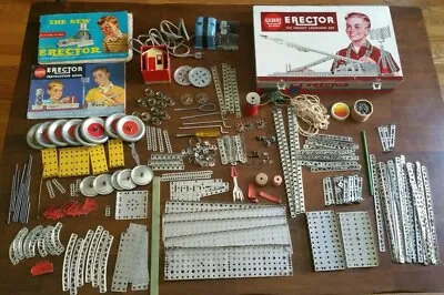 1959 Gilbert Erector Set Rocket Launcher 1954 Power Plant Incomplete MOTOR WORKS • $99.99