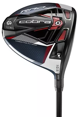 Left Handed Cobra RADSpeed Red/Peacoat Tour Length 10.5* Driver Stiff Mint • $144.99