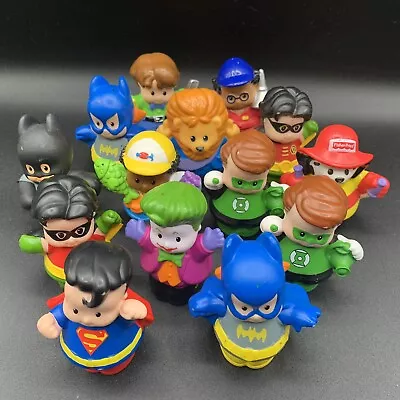 $20 • Buy FISHER PRICE LITTLE PEOPLE DC COMICS SUPER HEROES MIXED LOT Of 20