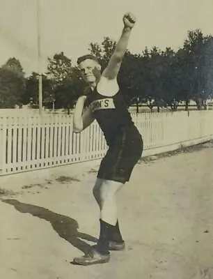 Vtg Photo St. John's University Sports Shot Put Action Antique 1920s Athlete • $17.99