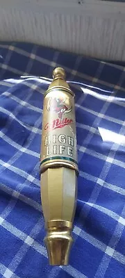 Miller High Life Beer Tap Handle Breweriana Man Cave Home Bar Champagne Of Beers • $59.99