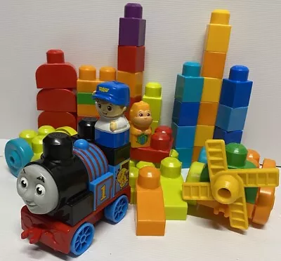 Mega Blocks Thomas The Tank Engine & Friends Train Bulk Lot Kids Toys Toddler • $25.87