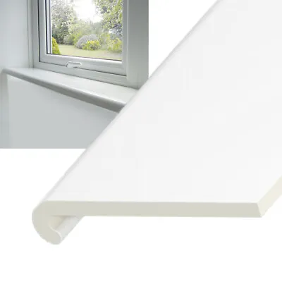 Window Sill Capping Board Plastic Bullnose Window Cill Sill Cover Board 5 Metre • £3.95