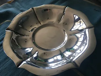 Fine Older Sterling Silver Modernist Hand Finished Serving Bowl Mexico • $152.10