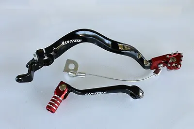 Airtime Forged Rear Brake Pedal & Gear Lever Set Honda Crf250f (2019-2024) -9541 • $84.99