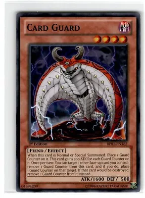 Yu-Gi-Oh! Card Guard Common BPO1-EN162 Lightly Played 1st Edition • $2.14