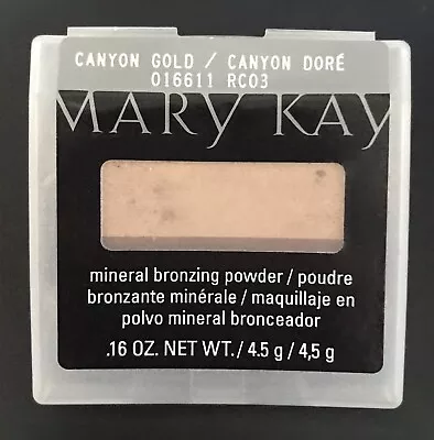 READ/FLAWED New Mary Kay Mineral Bronzing Powder Canyon Gold Full Size • $8.50