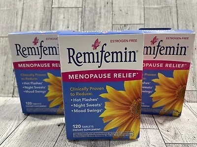 Natures Way REMIFEMIN Menopause Relief 360 Tablets Estrogen-Free NIB FREE SHIP!! • $99.99