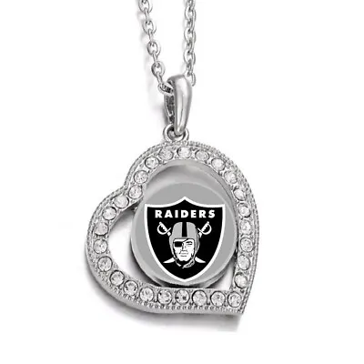 Las Vegas Oakland Raiders Womens 925 Sterling Silver Link Chain Necklace D19 • $23.95