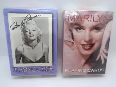 Vintage Pair (2) Of NEW Sealed Bicycle Brand Marilyn Monroe Playing Card Decks • $24.99