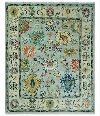 Turkish Oushak Rug Multi-size Hand Knotted Traditional 100% Wool Area Rug Muted • $483.12