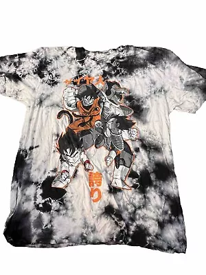 Dragon Ball Z T-Shirt Anime Goku Graphic Tie Dye T-Shirt Japanese Cartoon XL • $15