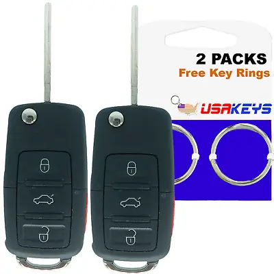 2 For 2002 2003 2004 2005 Volkswagen VW Beetle Keyless Remote Car Flip Key Fob • $21.95
