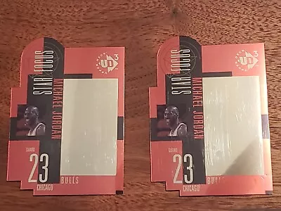 (2) Michael Jordan 1996-97  Upper Deck UD3 Diecut Card #23  • $15