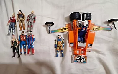 Vintage Kenner MASK M.A.S.K. Vehicle And 6 Figures Lot Firefly Figure • $31