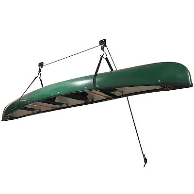 Kayak Ceiling Hoist Lift Pulley System Garage Storage Rack  Bike 57KG N O4L1 • £27.85