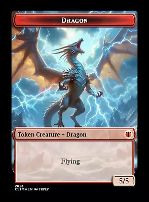 Dragon Token V6 - High Quality Altered Art Custom Cards • $4.99