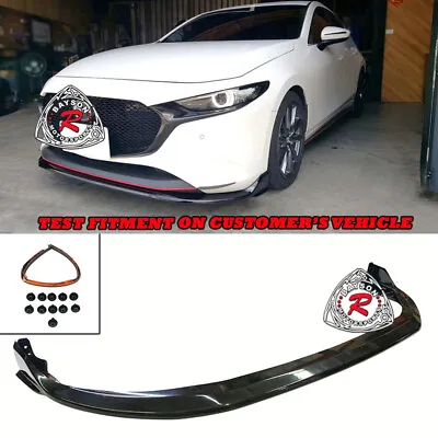$169.99 • Buy Fits 19-23 Mazda 3 5dr Hatchback CK-Style Front Lip (ABS Plastic)