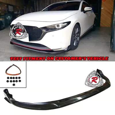 $169.99 • Buy Fits 19-23 Mazda 3 5dr Hatchback CK-Style Front Lip (ABS Plastic)