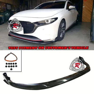 Fits 19-24 Mazda 3 5dr Hatchback CK-Style Front Lip (ABS Plastic) • $169.99