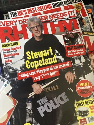 £0.99 • Buy Rhythm Magazine September 2007 Stewart Copeland  No Cd