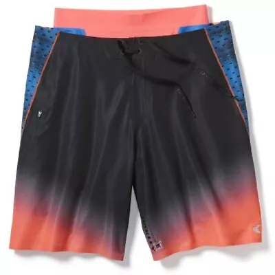 Oakley Mens Blade 4 Boardshorts 20 Inner Compression Liner Coral Glow Size 32 • $127.96