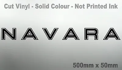 $12.90 • Buy NAVARA 4x4 D40 D22 Np300 UTE Bonnet Protector Canopy Sticker 500mm