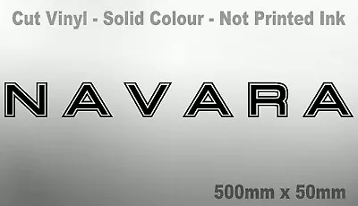 NAVARA 4x4 D40 D22 Np300 UTE Bonnet Protector Canopy Sticker 500mm • $12.90