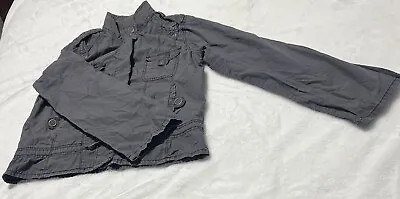 Mossimo Utility Jacket Women’s Button Front Blazer Size XL  100% Cotton Pockets • $14.99