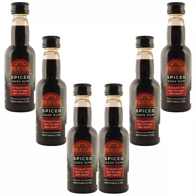 6 X Pure Distilling Spiced Dark Rum Clone Of Kraken Essence 50ml Home Brew • $64.99