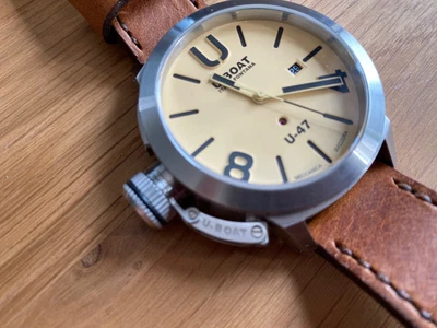 £1400 • Buy U-Boat Classico U-47mm With Extra Custom Strap