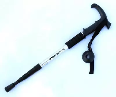 Cane Walking Stick Adjustable Folding Walking Aluminum Collapsible Travel Hiking • $12.34