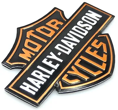 1x Harley Davidson Emblem Fuel Tank Gas Badge Motorcycle Decal 2.25  X 1.55  • $13.29