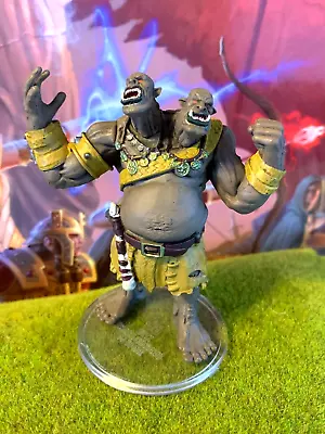 Ettin D&D Miniature Dungeons Dragons Bestiary Unleashed Large Ogre Warrior 32b A • $7.99
