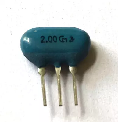 3pcs Ceramic Resonator 2 MHz ±0.5% THT 3pin Murata CST2.00MG Murata • £1.44