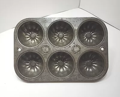 Vintage Ecko Chicago Metal Mini Bundt-Style Muffin Baking Pan • $11.99