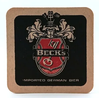 Vintage Becks Imported German Beer Coaster-S352 • $4