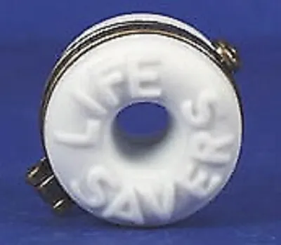 Lifesaver Peppermint Life Saver PHB Porcelain Hinged Box By Midwest Cannon Falls • $39.98