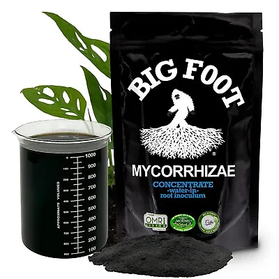 Big Foot Water-in Brew - Soil Drench And Organic Fertilizer | Mycorrhizae (8 Oz) • $15.99