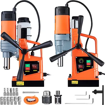 VEVOR Magnetic Drill 1300/1400/1550W 2922lbf/13000N Portable Mag Drill Press • $238.99