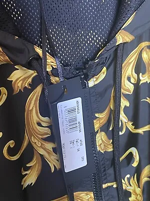 Versace Lightweights Pull Over Zip Up “Beachwear” Jacket Sz 56 • $569.99