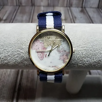 MAP UNISEX WATCH New Battery INSTALLED 38mm • $18.45
